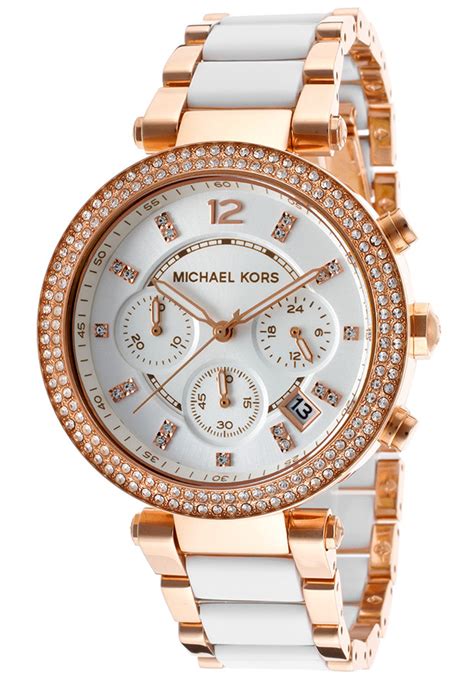 michael kors womens black parker watch|mk5774.